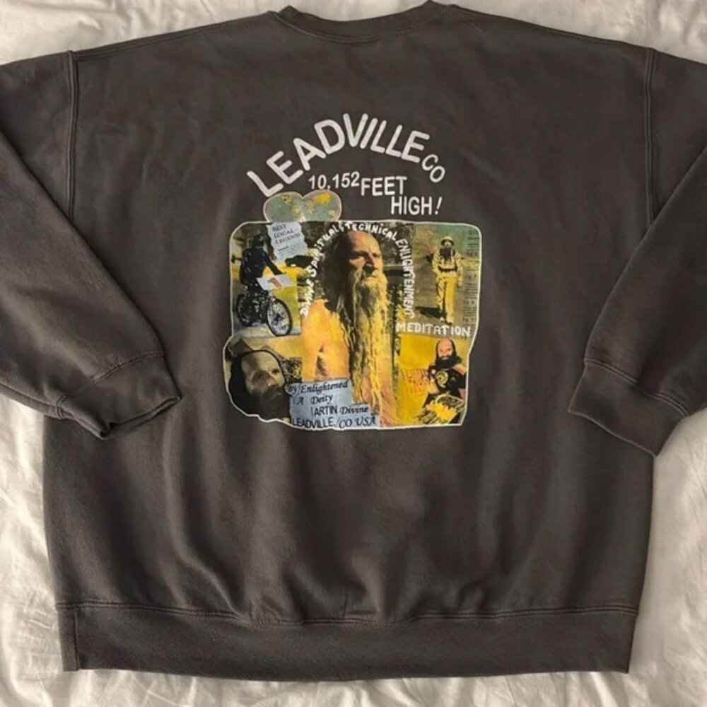 *Rare LEADVILLE COLORADO Mystic "Cosmos" Crewneck Sweatshirt ~ UNISEX XL*